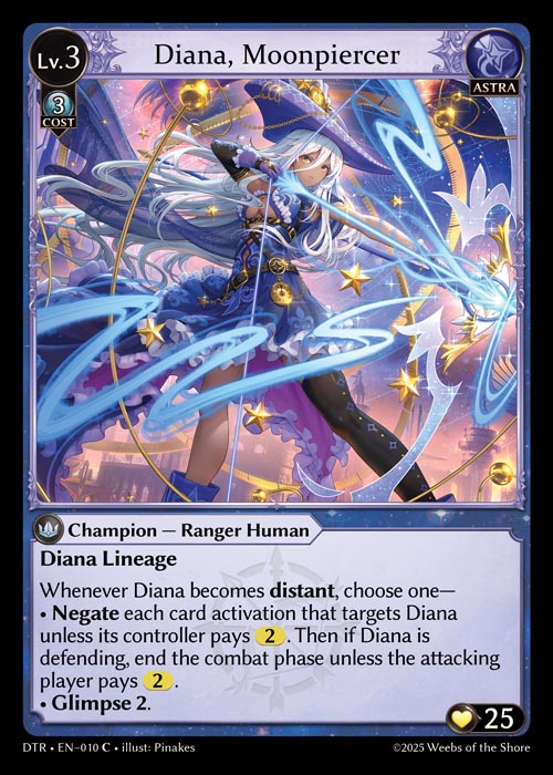 Diana, Astra Charge - TCG Architect | TCGArchitect