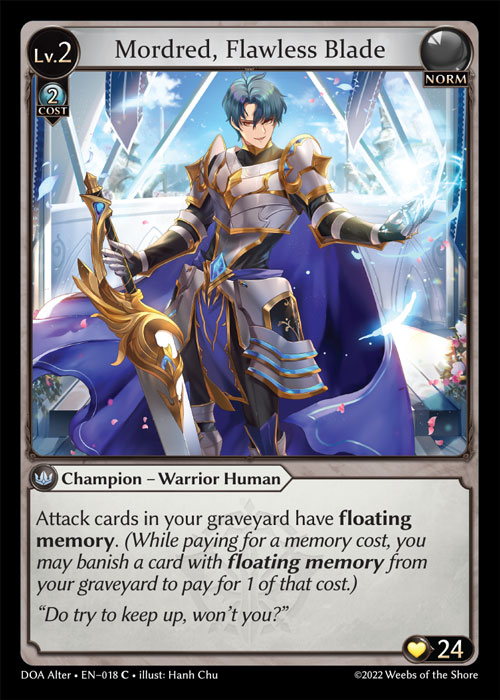 Mordred Re:Collection, Aurelian Regent - TCG Architect | TCGArchitect