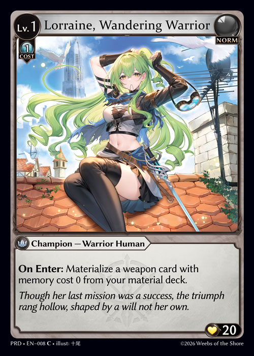 Lorraine Fire SSV Aggro - TCG Architect | TCGArchitect